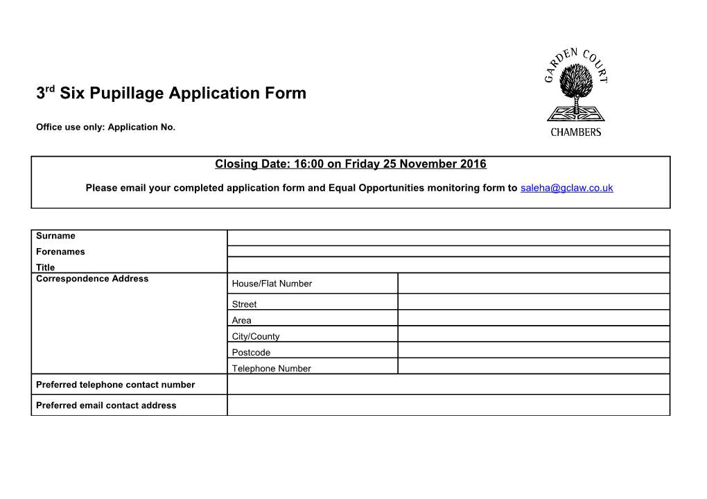 Standard Application Form s1