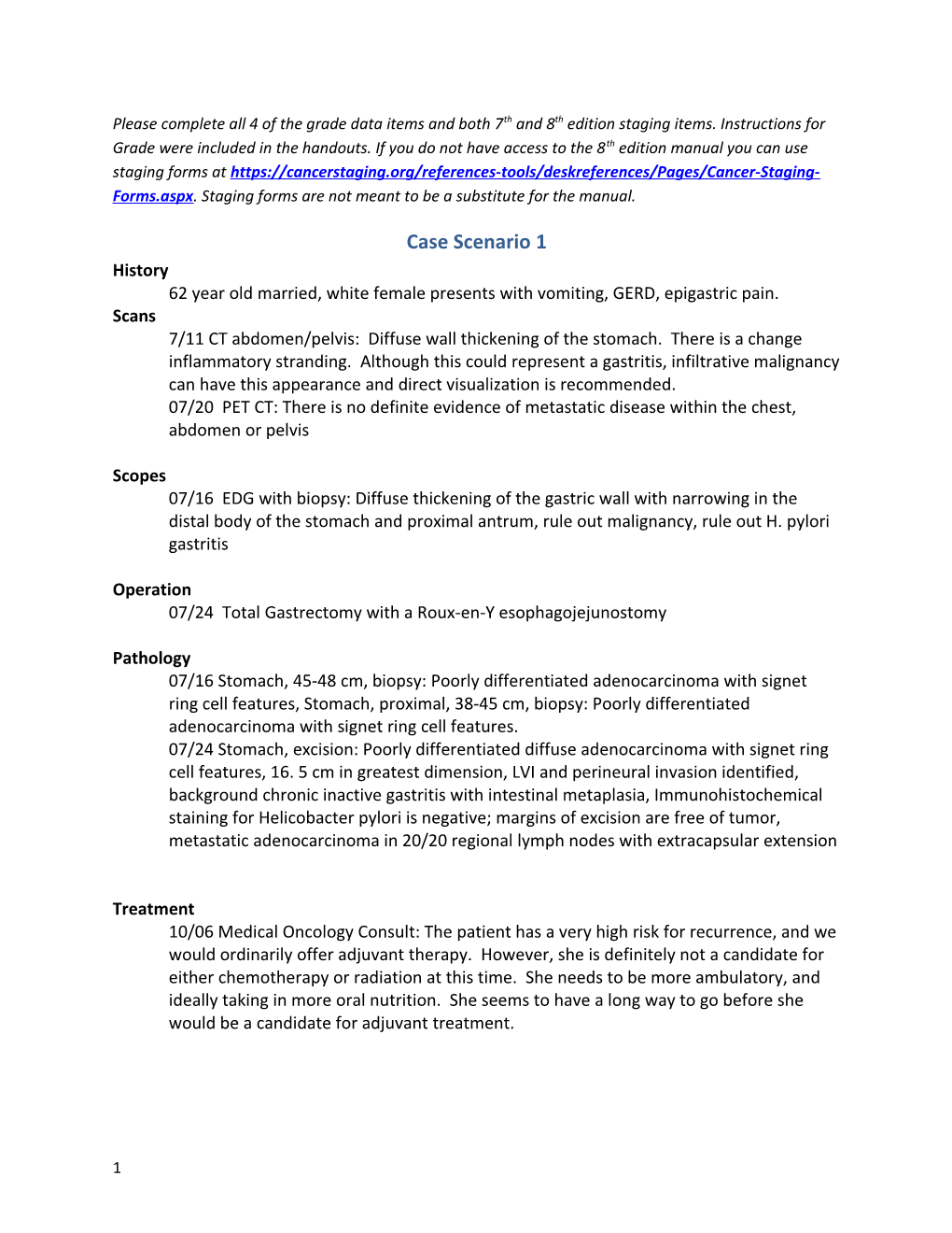 Ease Complete All Four of the Grade Data Items and Both 7Th and 8Th Edition Staging