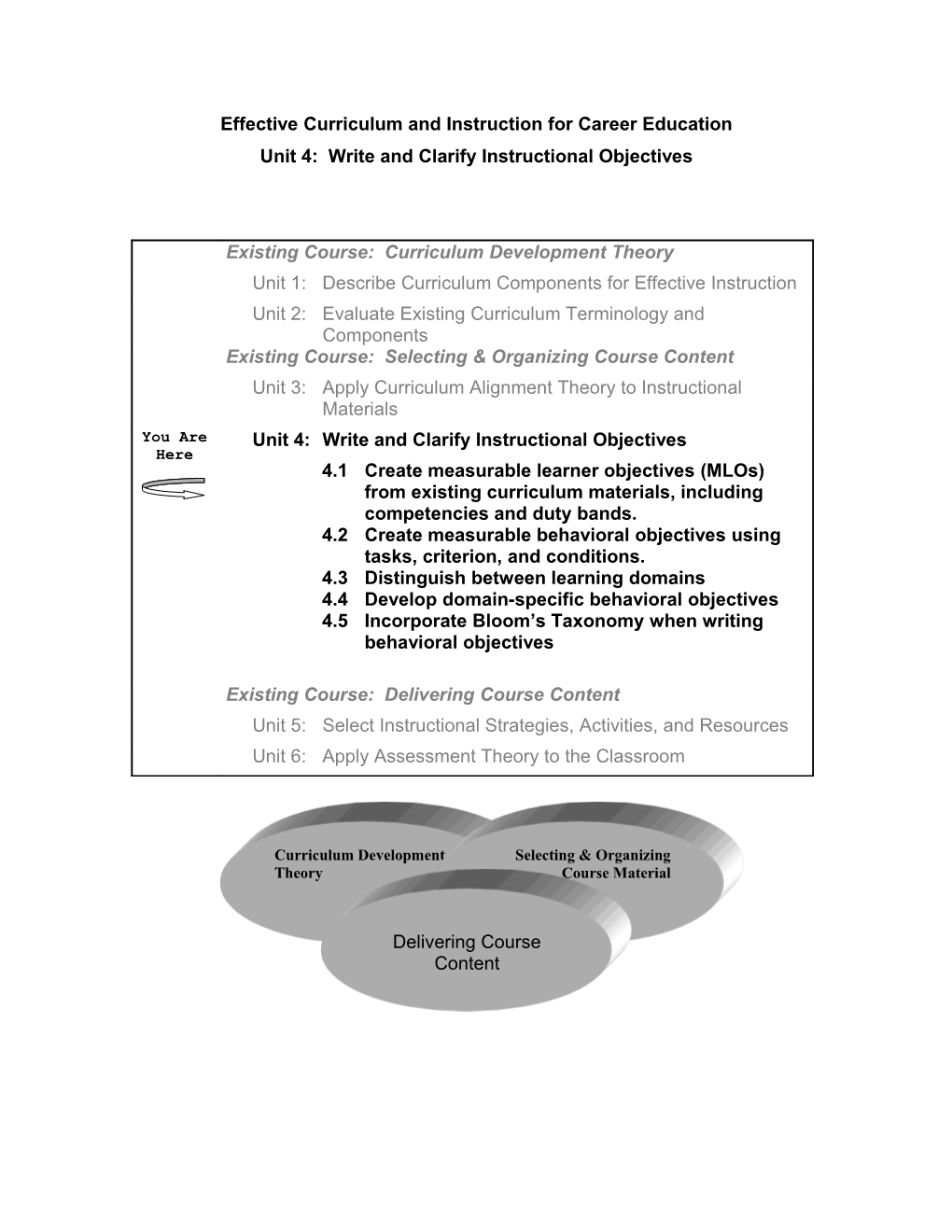 Effective Curriculum and Instruction for Career Education