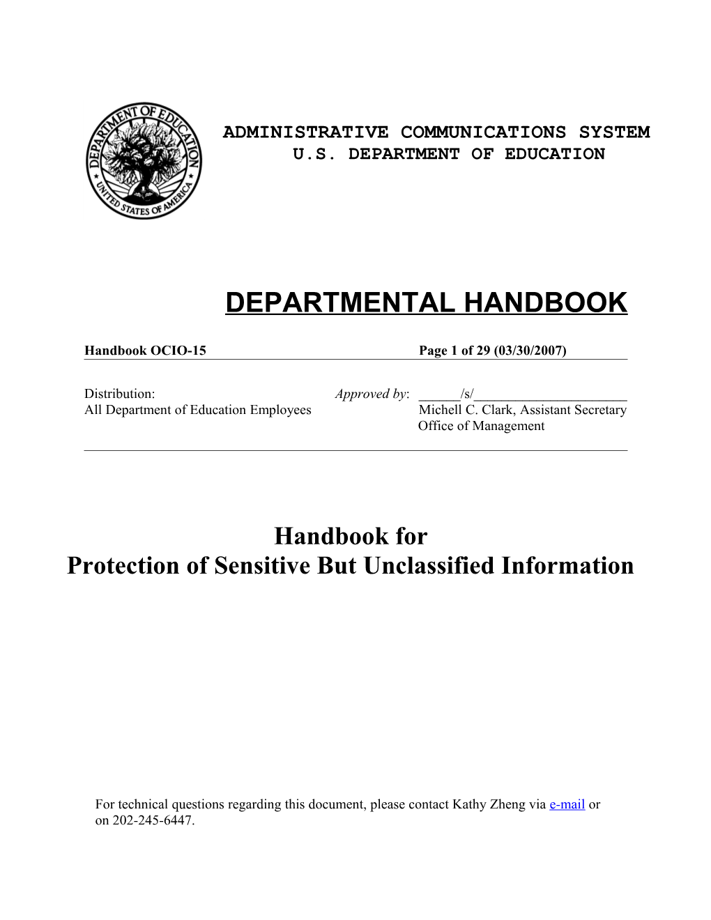 Handbook for Information Technology Security Certification and Accreditation Procedures