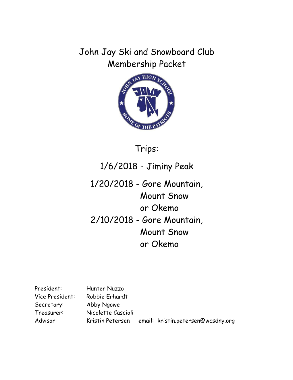 John Jay Ski and Snowboard Club