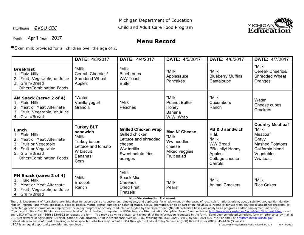 Michigan Department of Education s2