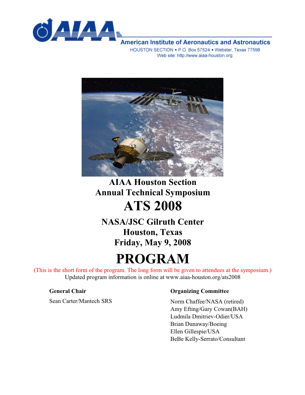 AIAA ATS 2004 Program