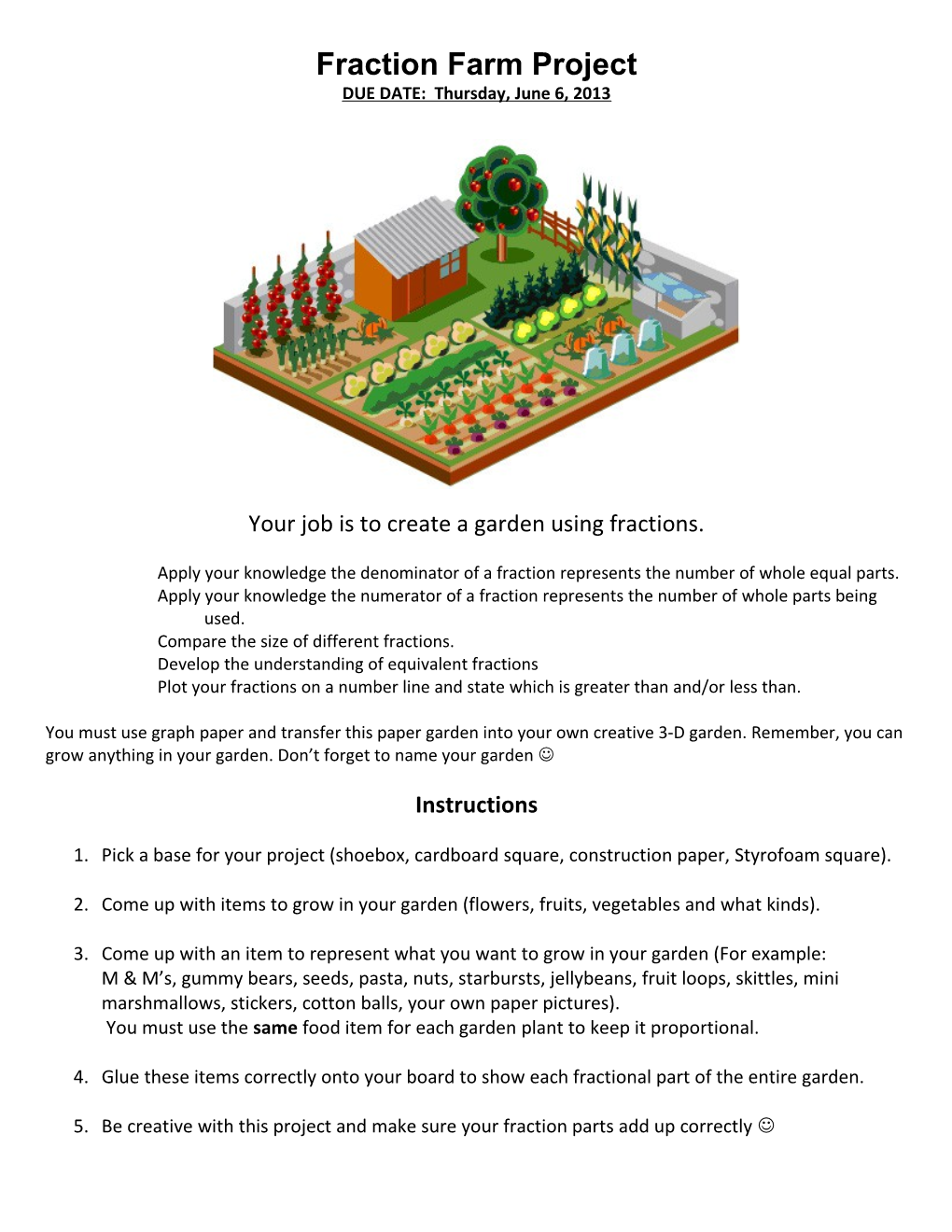 Fraction Farm Project