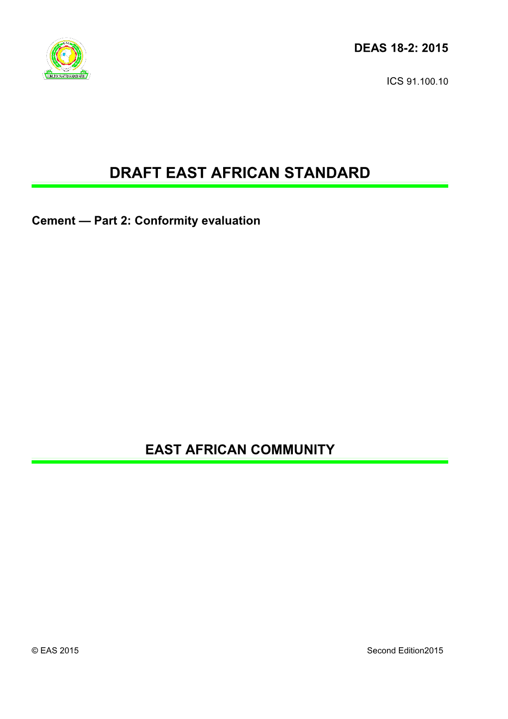Draft East African Standard