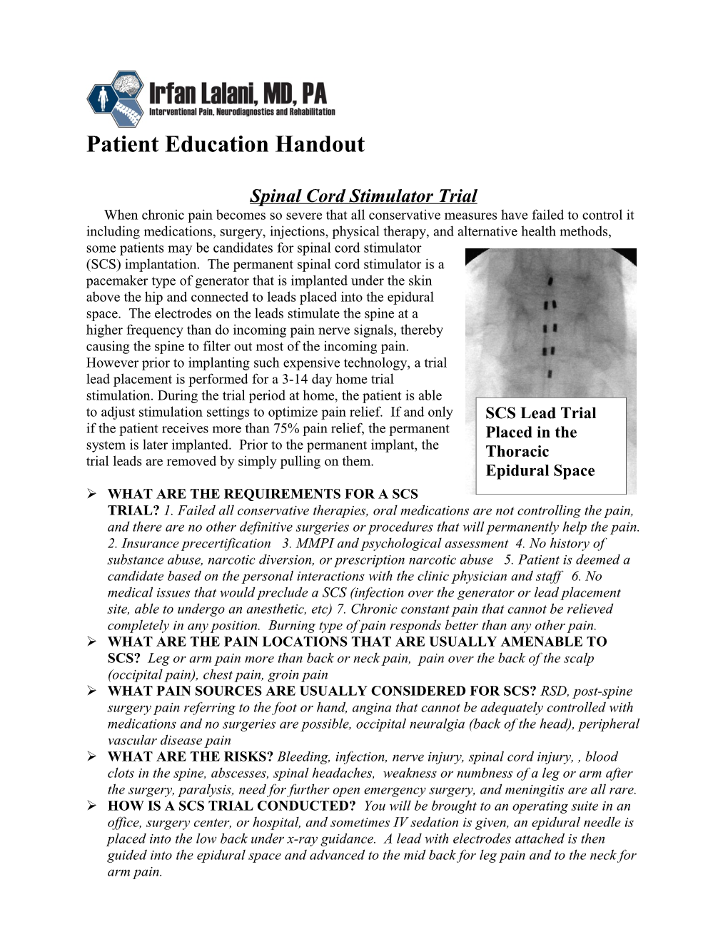 Advanced Pain Management Surgery, Inc