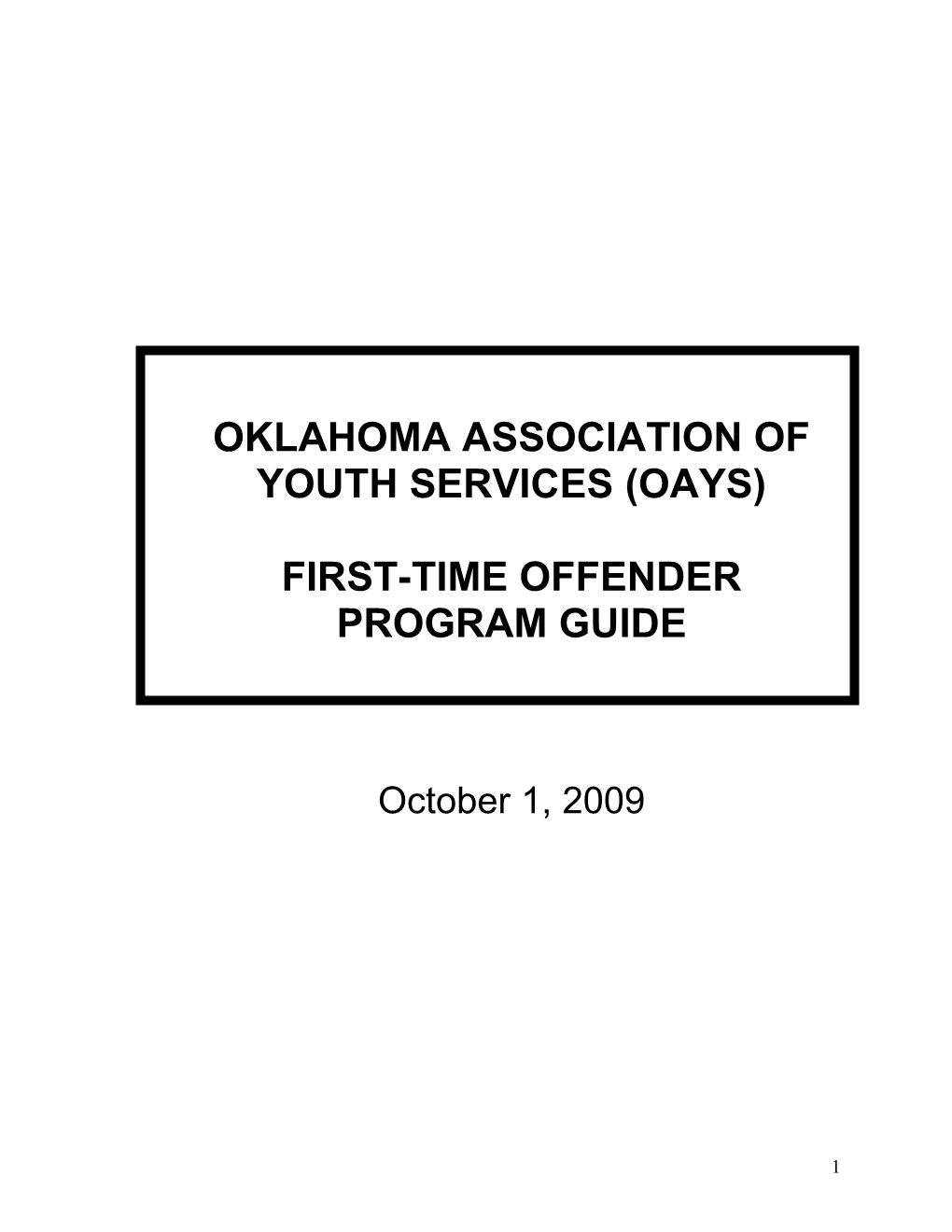 Oklahoma Association of Youth Services (OAYS)