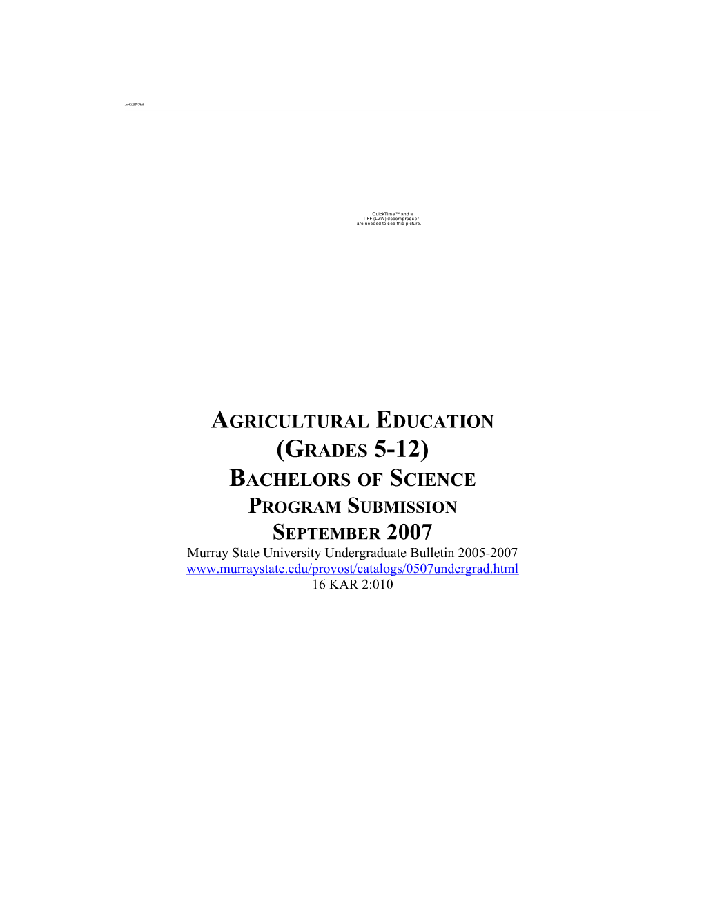 Agricultural Education s1