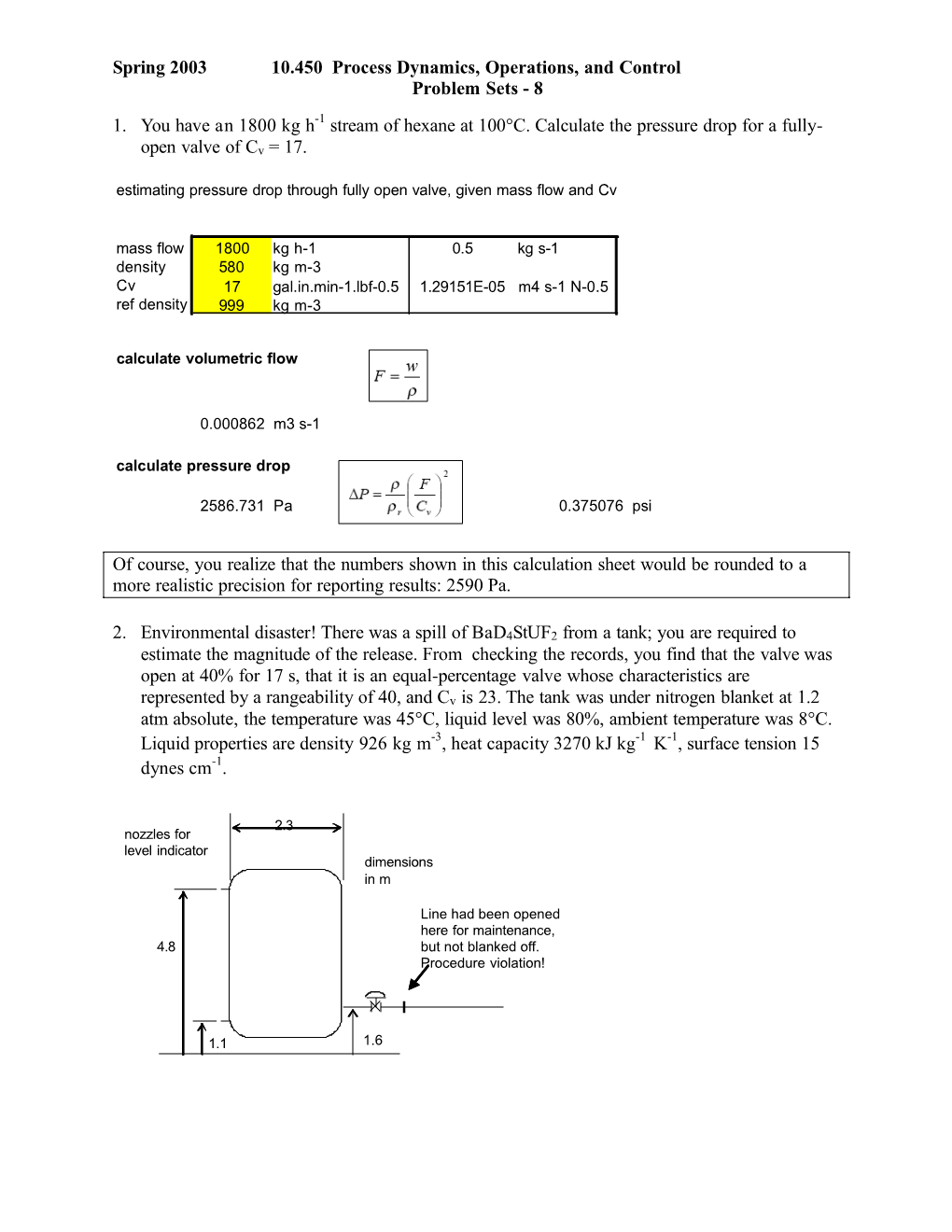 Spring200310.450 Processdynamics,Operations,Andcontrol