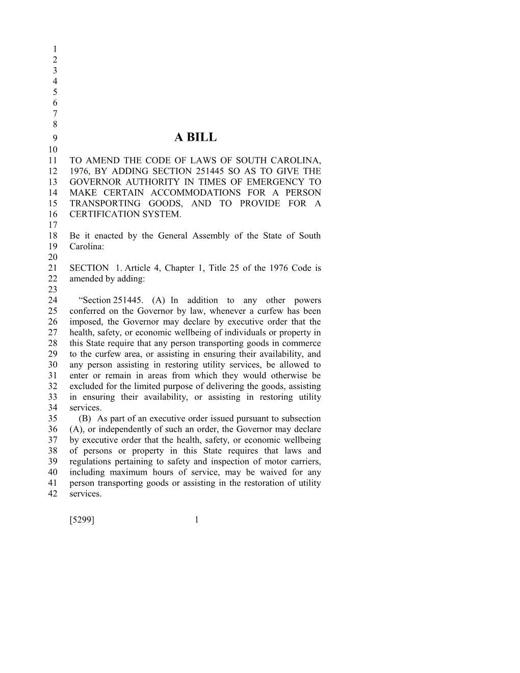 2015-2016 Bill 5299 Text of Previous Version (Apr. 28, 2016) - South Carolina Legislature Online