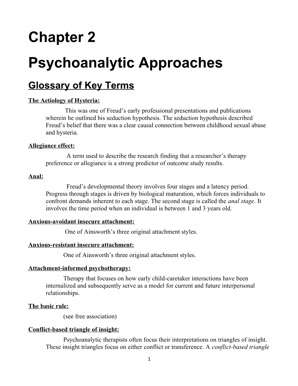 Definitions of Counseling and Psychotherapy