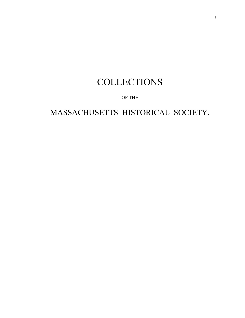 Massachusetts Historical Society