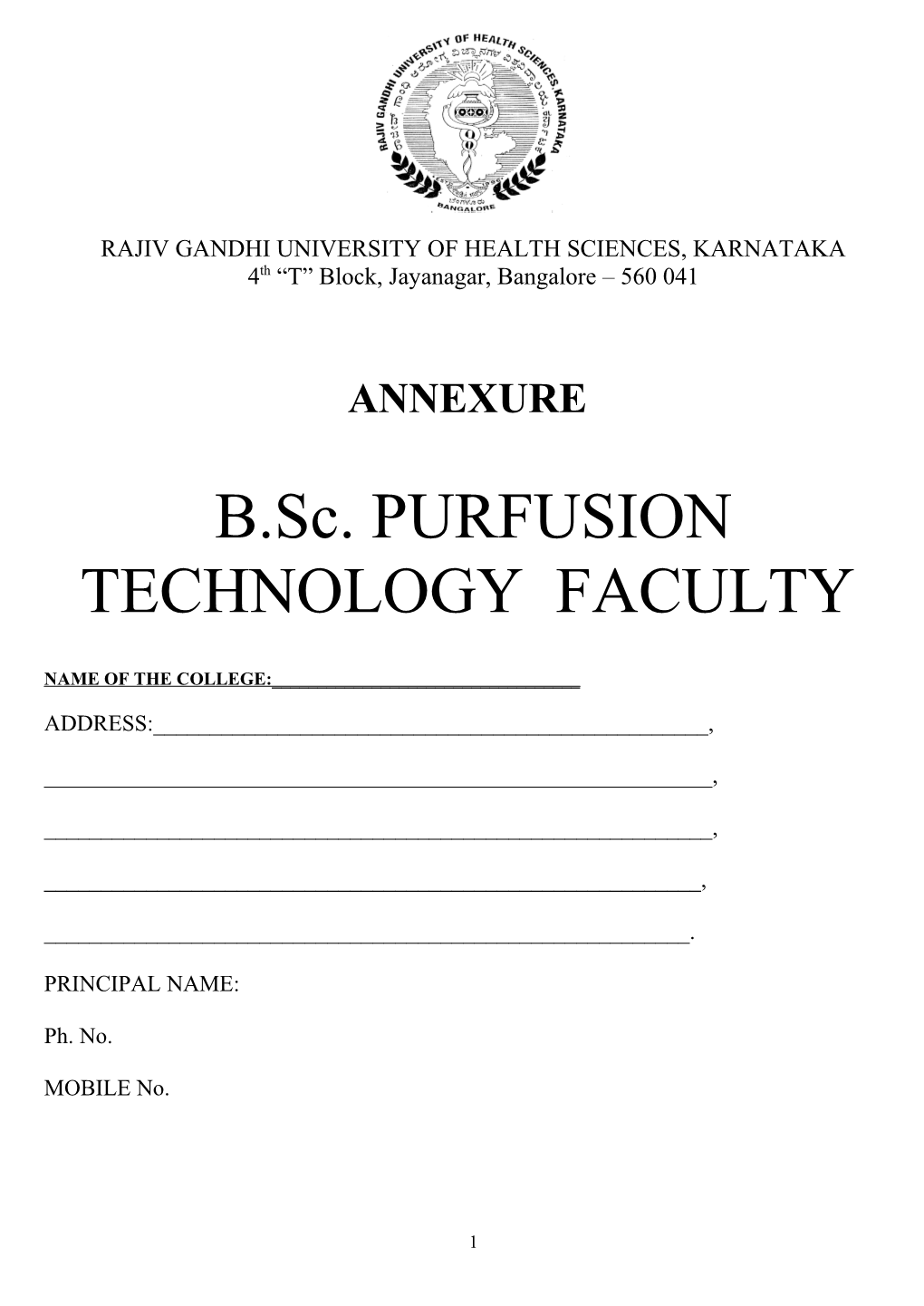 Rajiv Gandhi University of Health Sciences, Karnataka s20