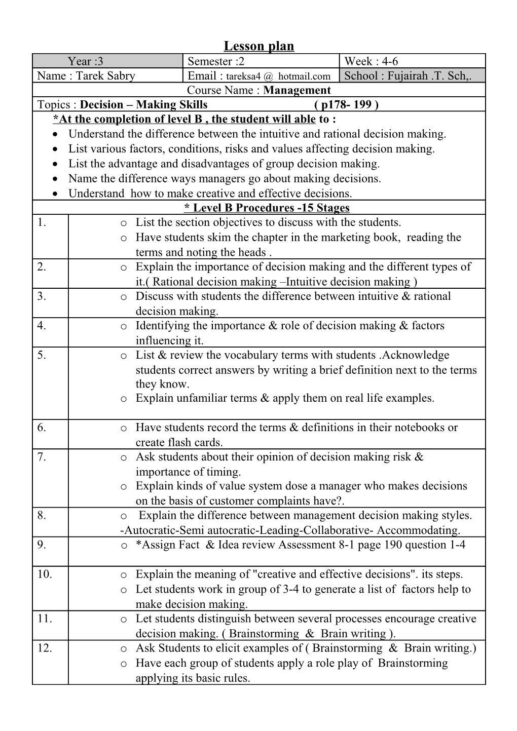 3. Q3-What Are the Five Management Decision Styles? ( 3 Marks )