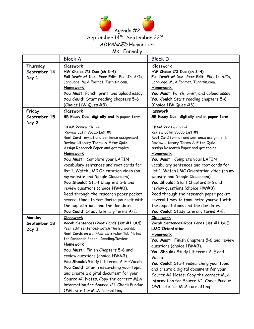 Notes for Source #1 Due Monday, September 25 (We Will Be in LMC)