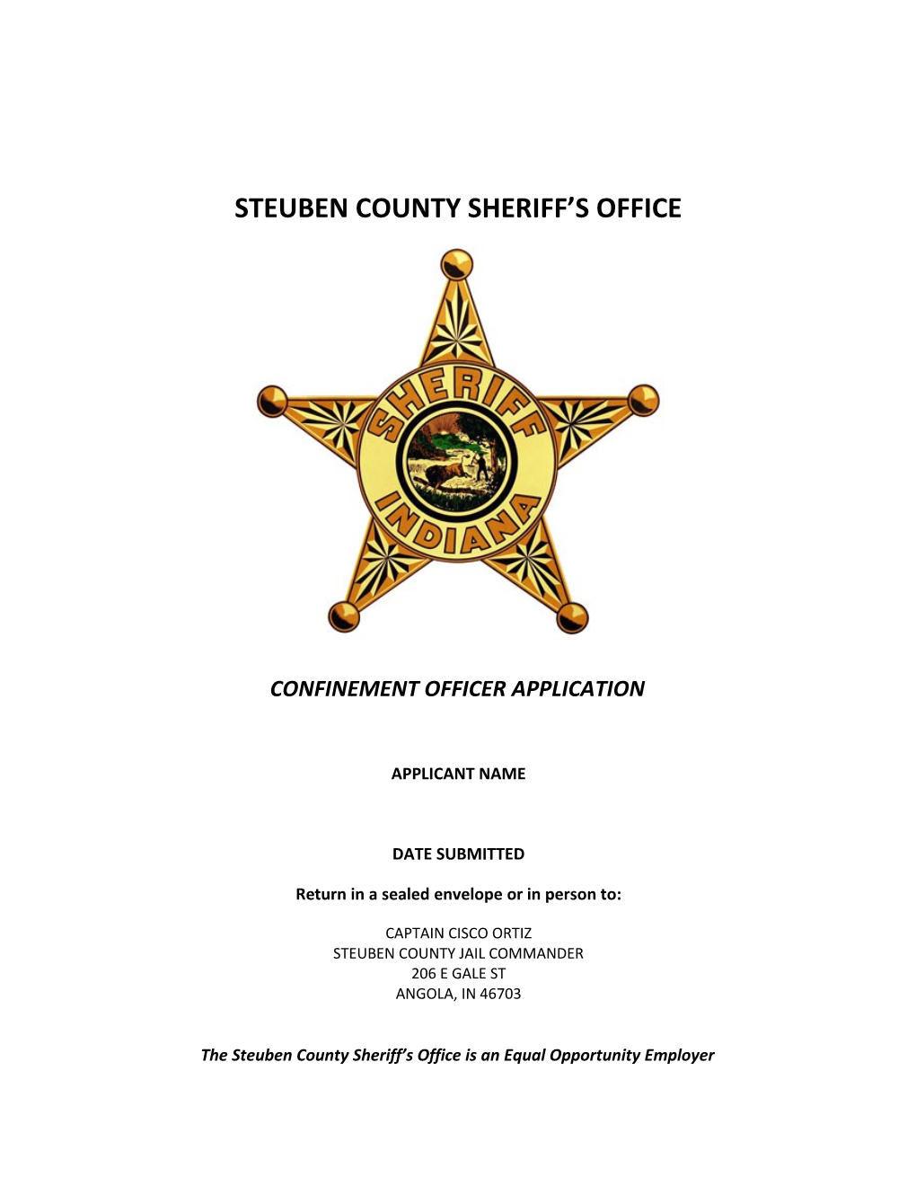 Steuben County Sheriff S Office