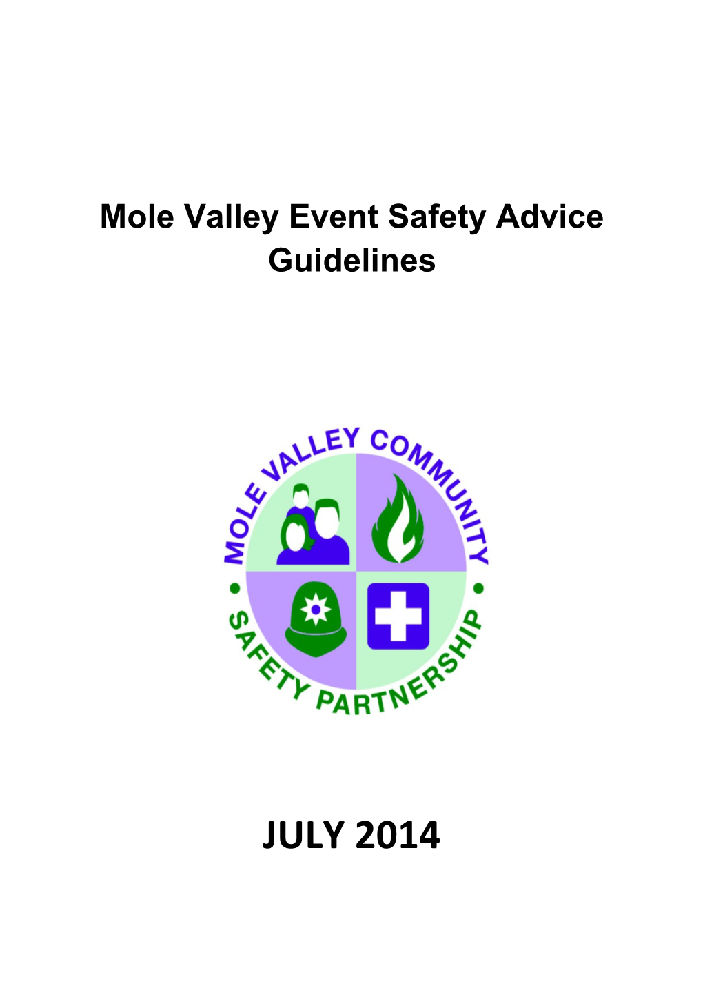 Working with the Surrey Event Safety Group