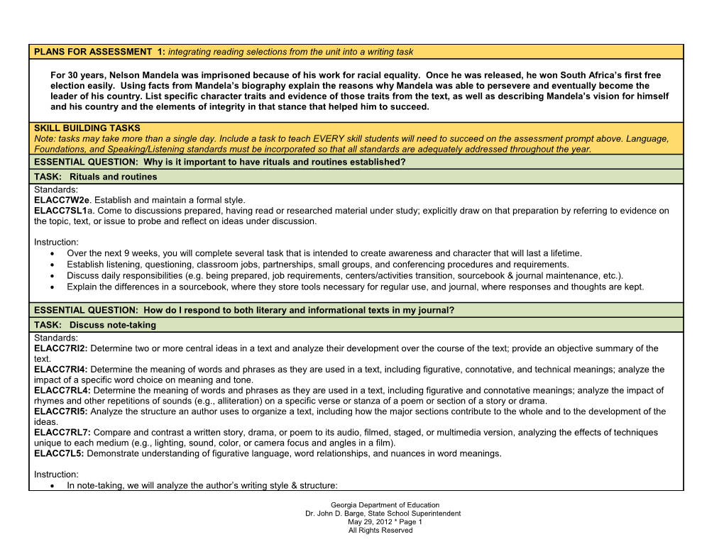 12. Editing Checklist: Editing Checklist