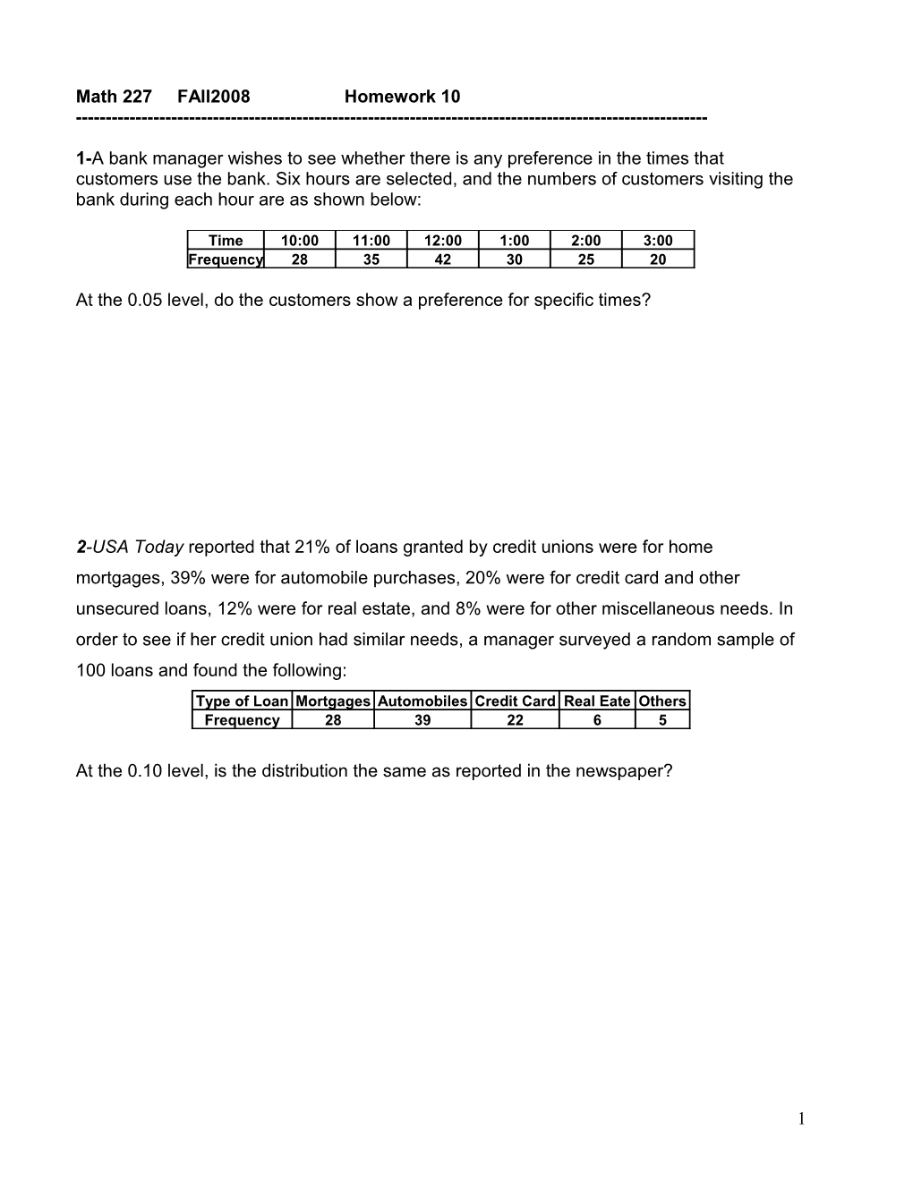 Math 227 Fall2008 Homework 10