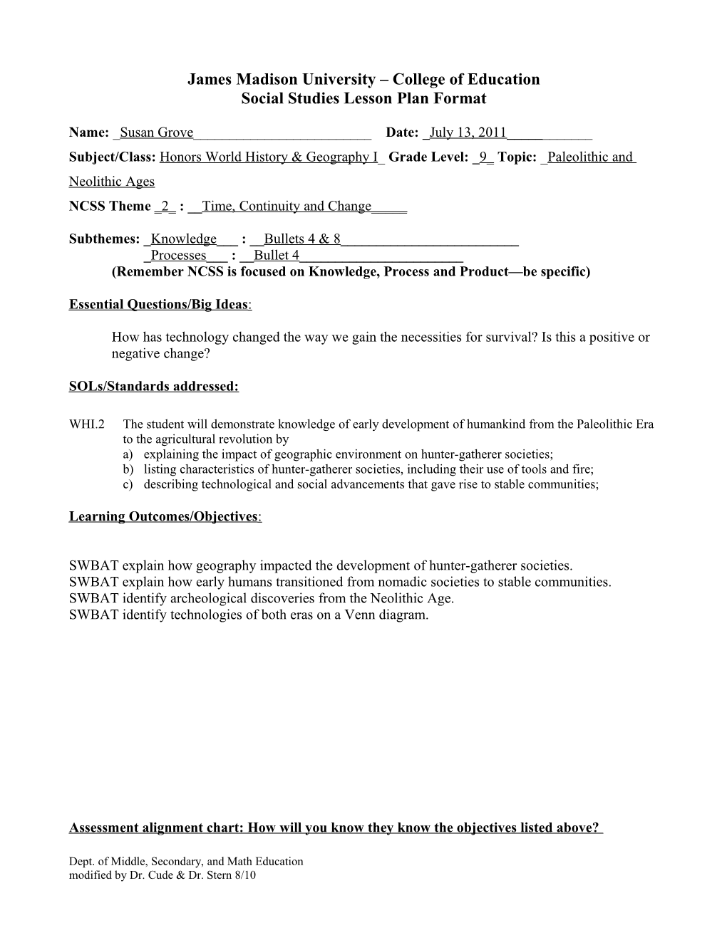 Lesson Plan Format MSSE 570/470/571/471 s1