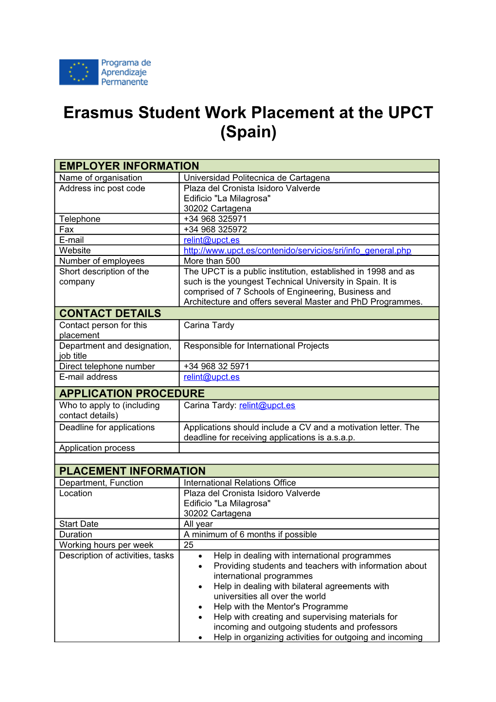 Erasmus Student Work Placement in the UK s1