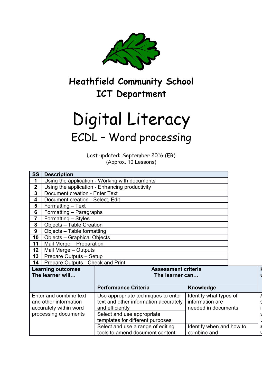 Heathfield Community School