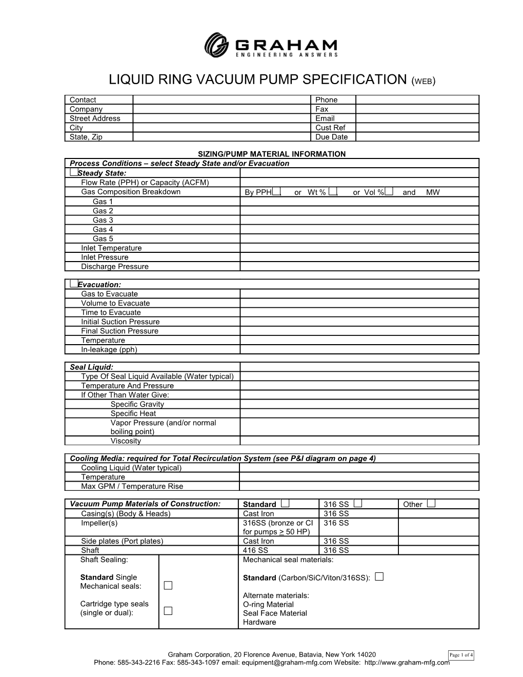 LIQUID RING VACUUM PUMP SPECIFICATION (Web)