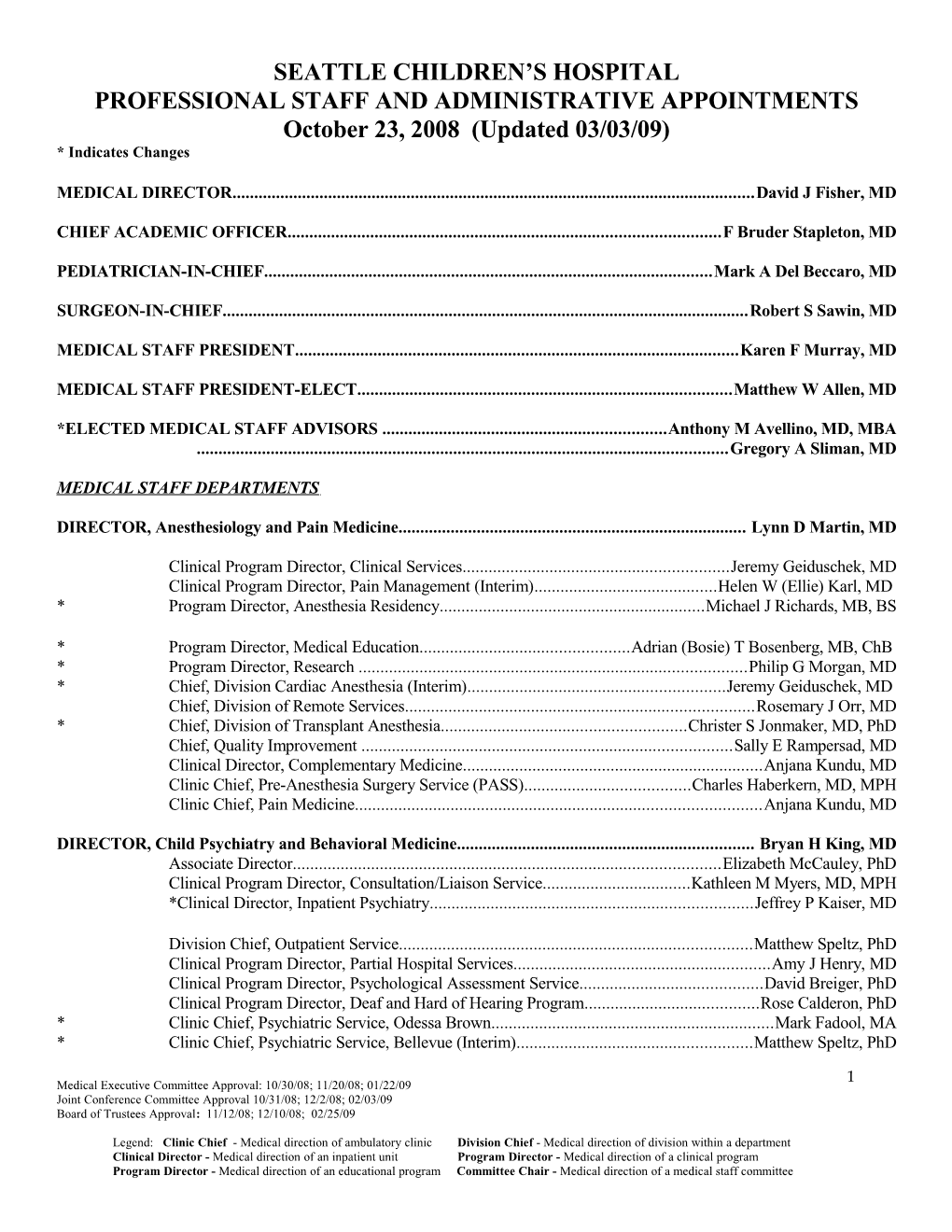 Admin Appointments Updated 030309