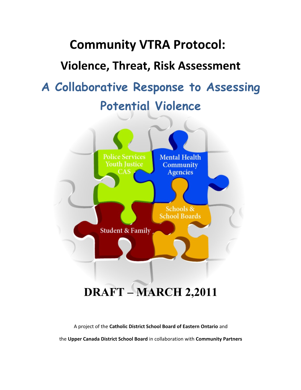 Community Threat Assessment Protocol