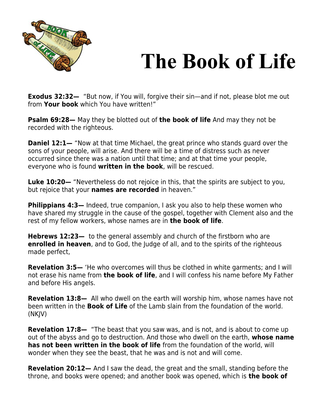 The Book of Life