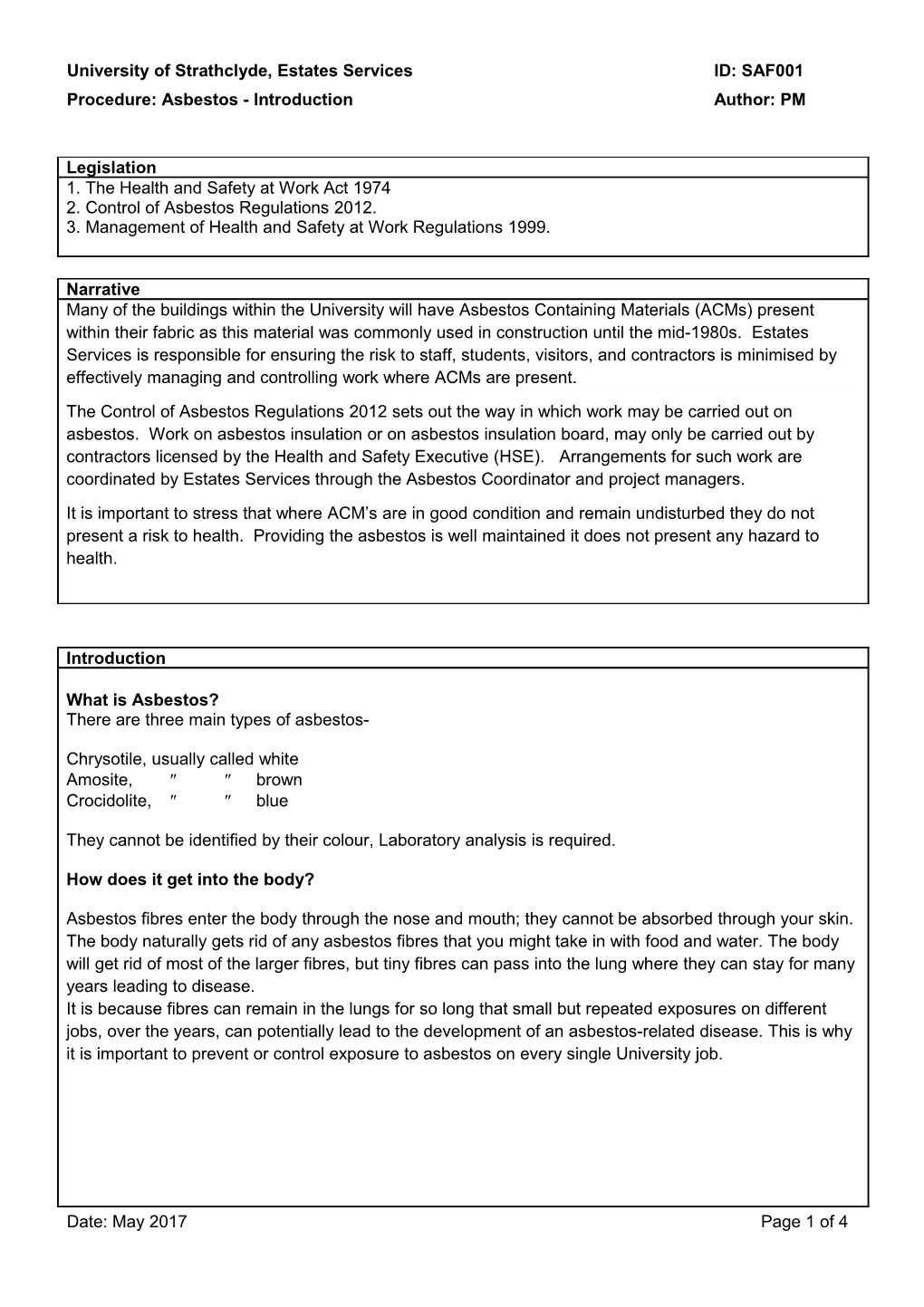 University of Strathclyde, Estates Services