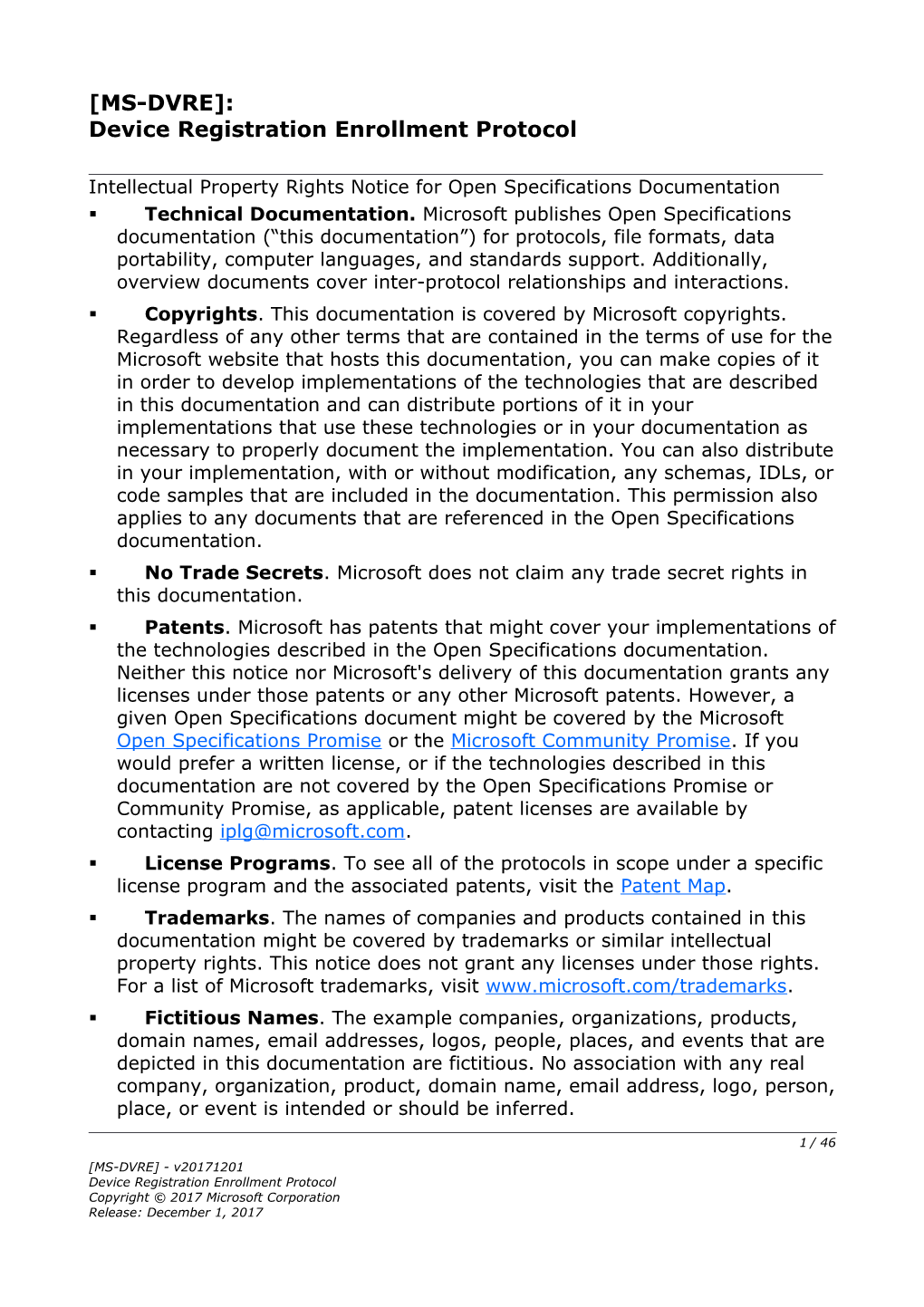 Device Registration Enrollment Protocol