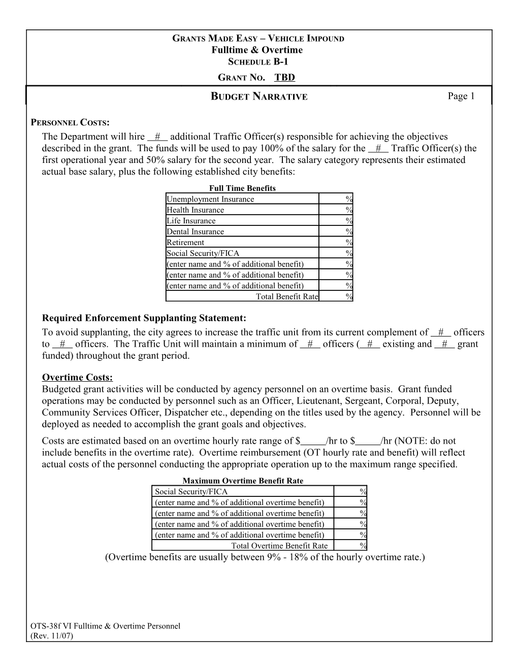 Required Enforcement Supplanting Statement