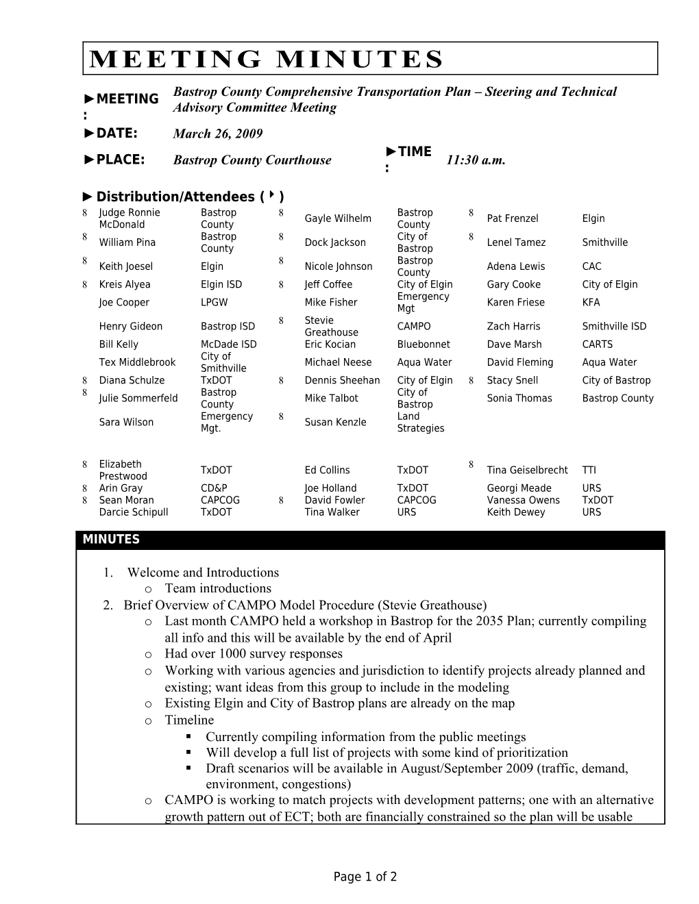 Meeting Minutes s1