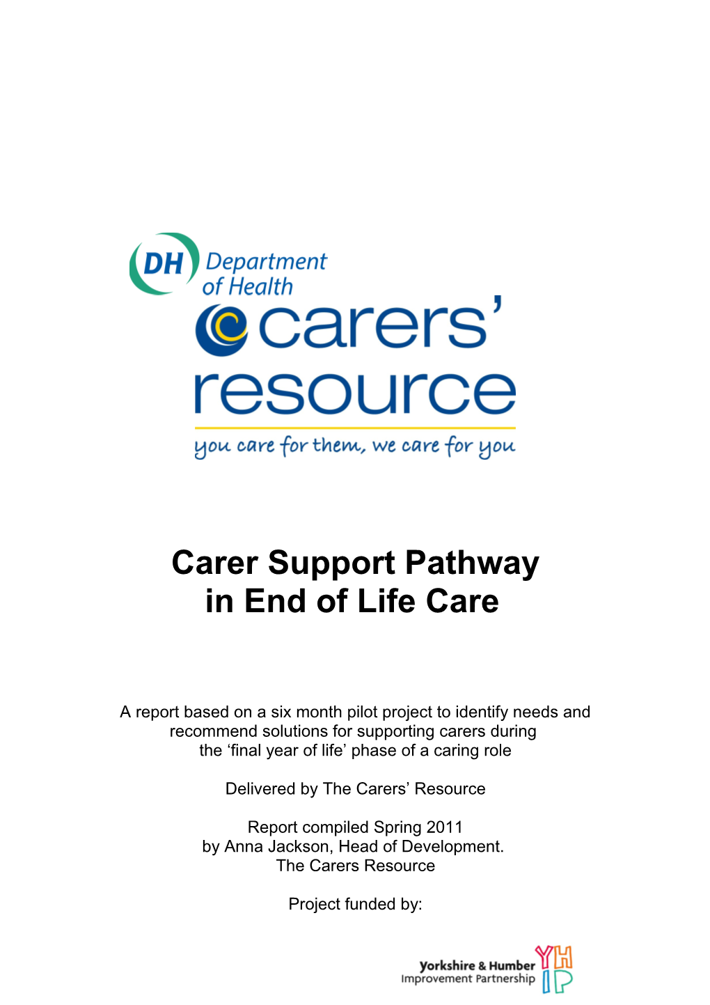 Carer Support Pathways at End of Life