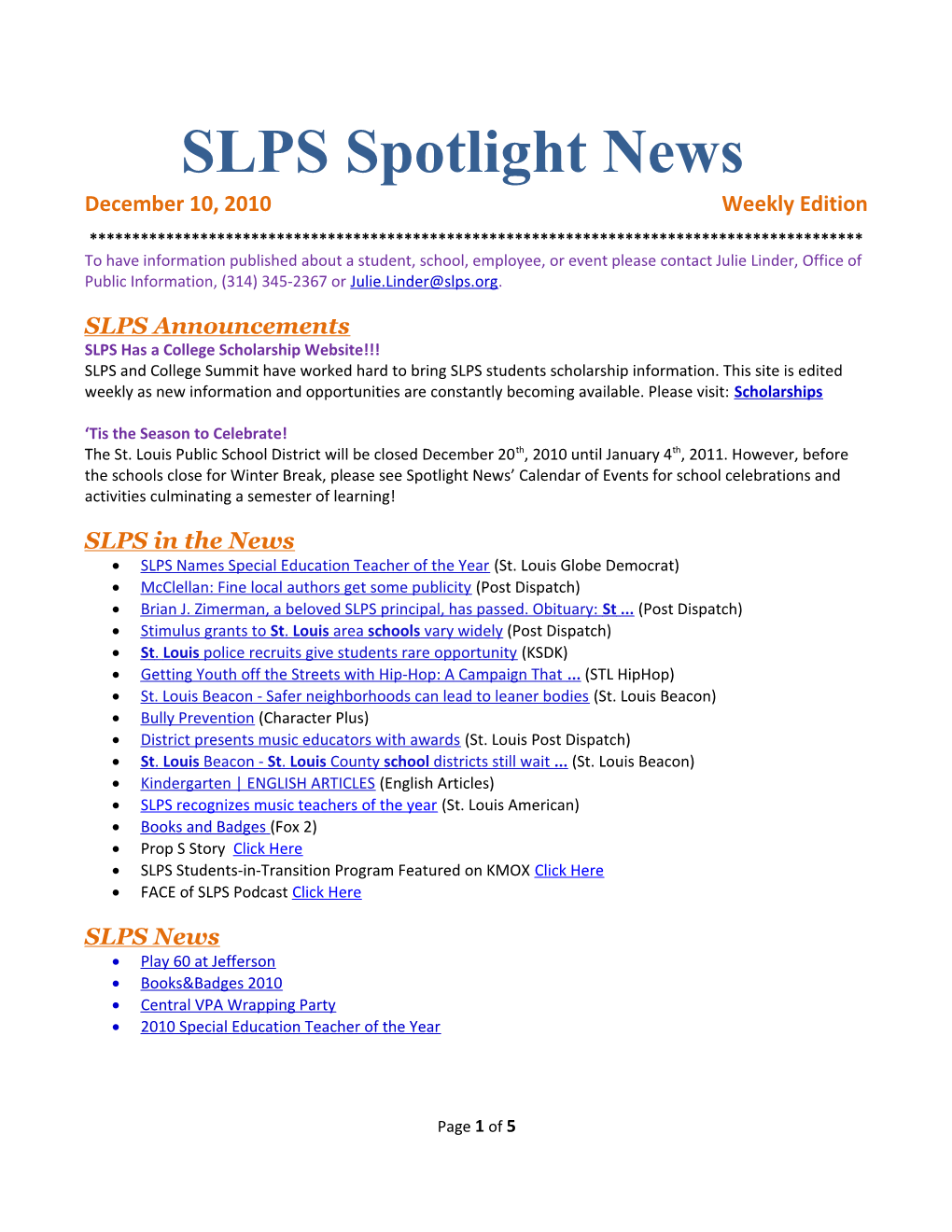 SLPS Spotlight News s2