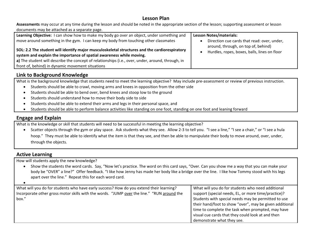 Participation Rubric for Summative Assessment