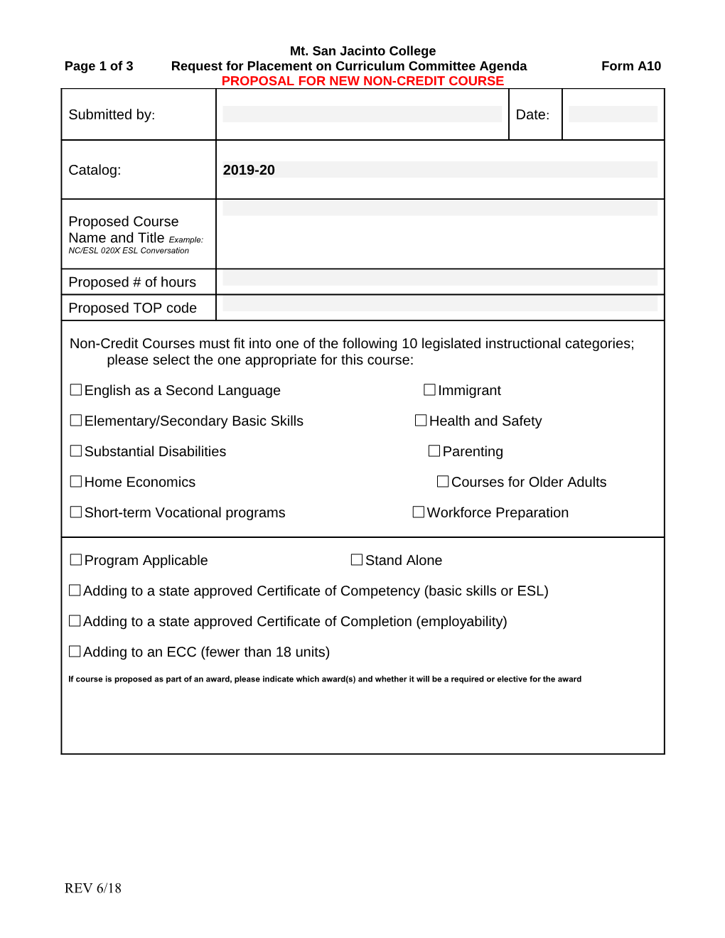 Page 1 of 3Request for Placement on Curriculum Committee Agendaform A10