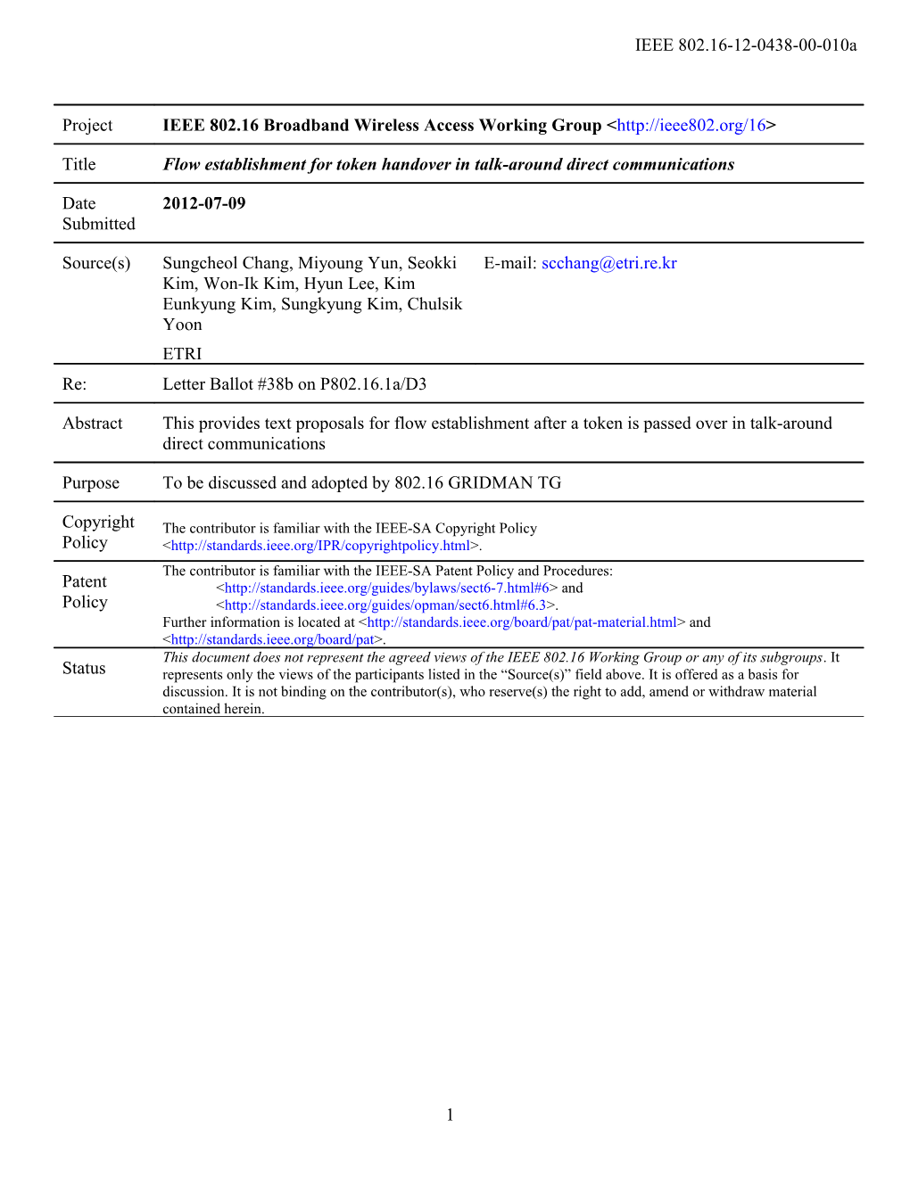 IEEE 802.16 Mentor Document Template s3