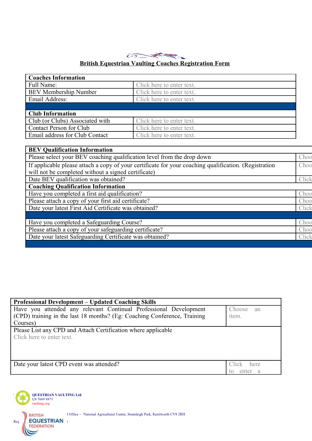 Company Procedure Guidance Note