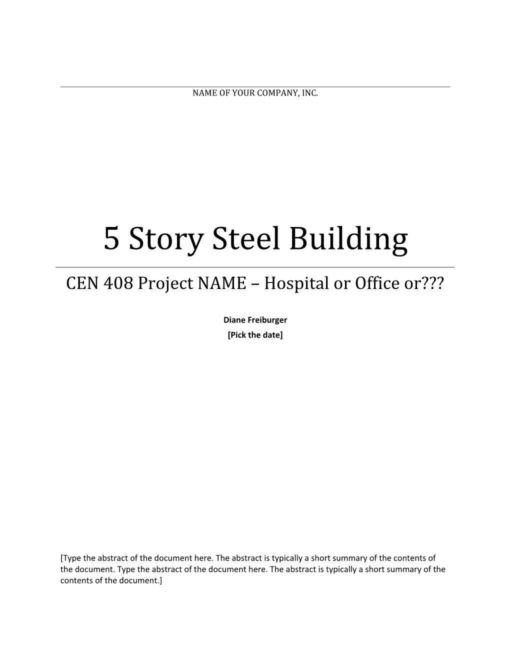 5 Story Steel Building