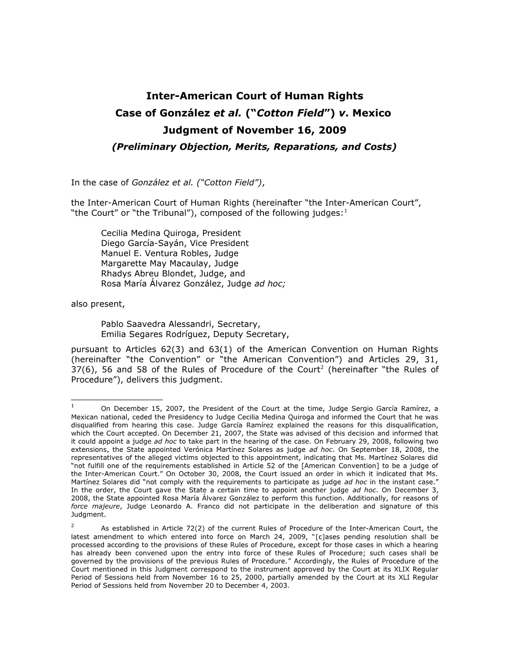 Inter-American Court of Human Rights s27