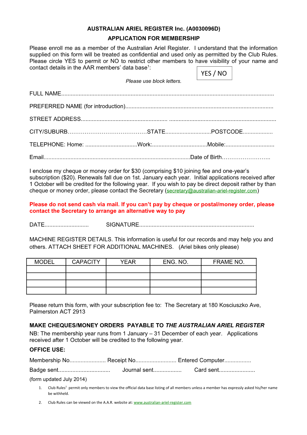 AUSTRALIAN ARIEL REGISTER Inc. (A0030096D)