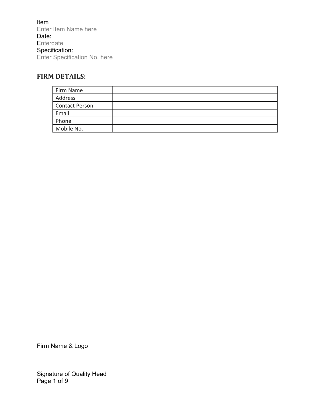 Amendment History