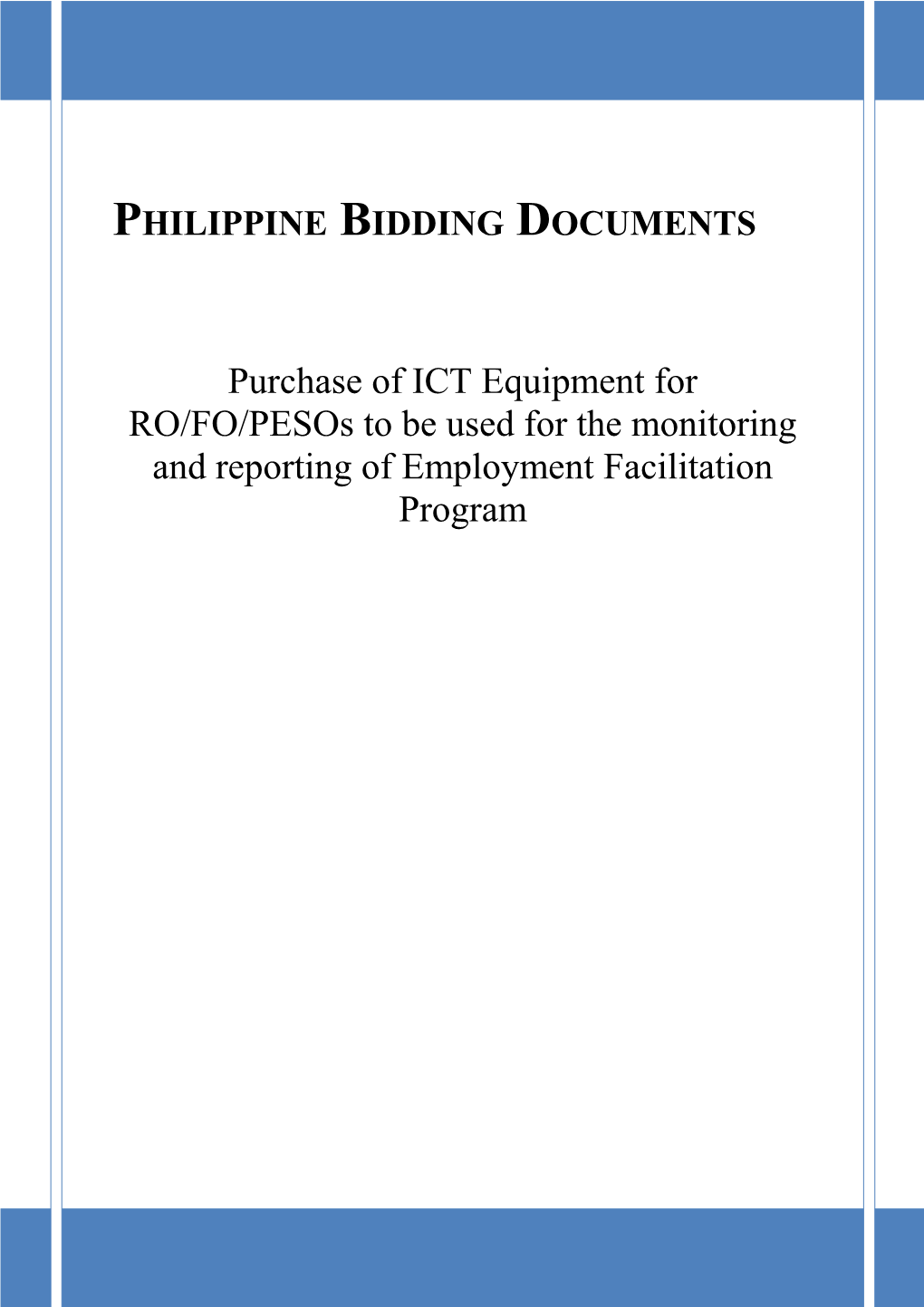 Philippine Bidding Documents s1