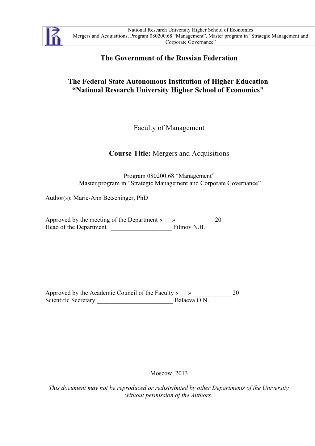 Strategic Operations Management & Manufacturing Strategies