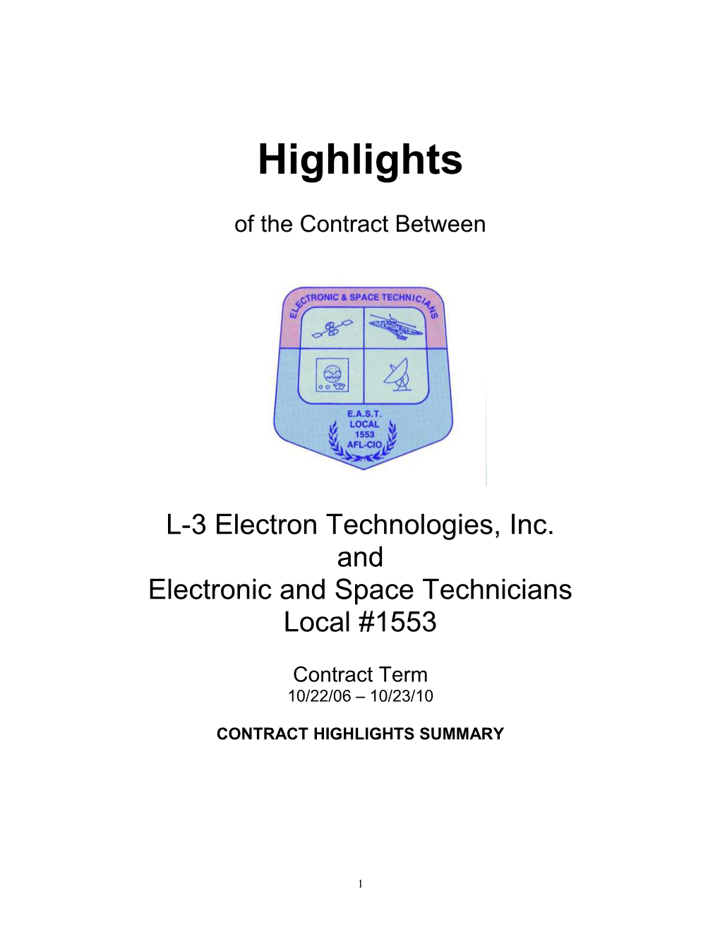 L-3 Electron Technologies, Inc