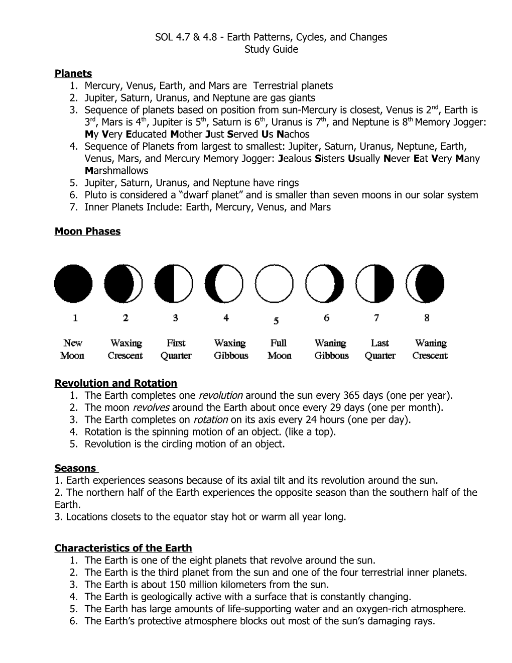 SOL Study Book