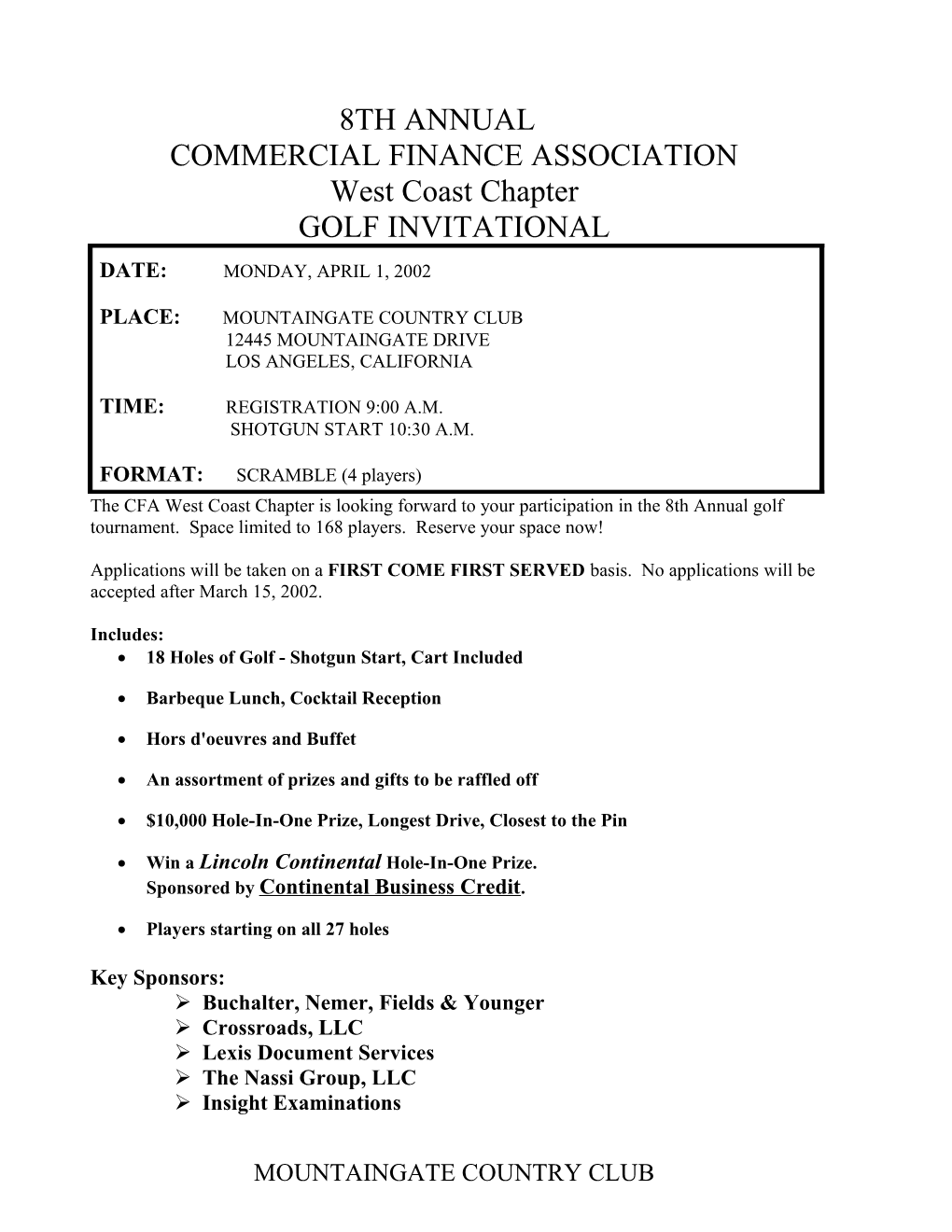 Commercial Finance Association