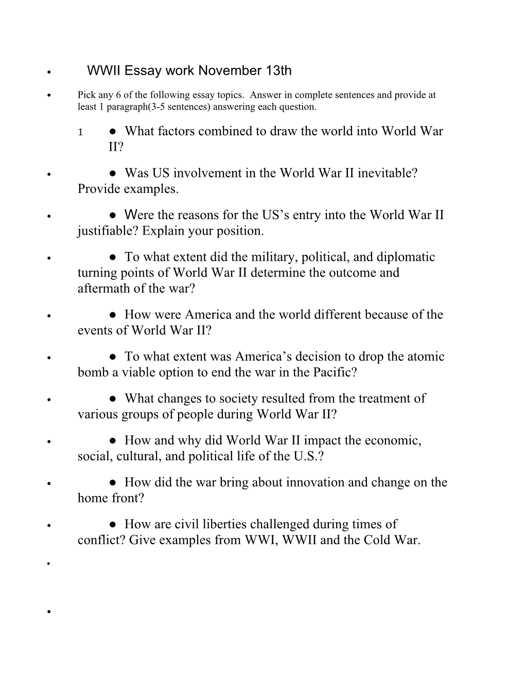 What Factors Combined to Draw the World Into World War II?